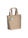 SHOPPER IN COTONE ORGANICO 120gr MANICI CORTI